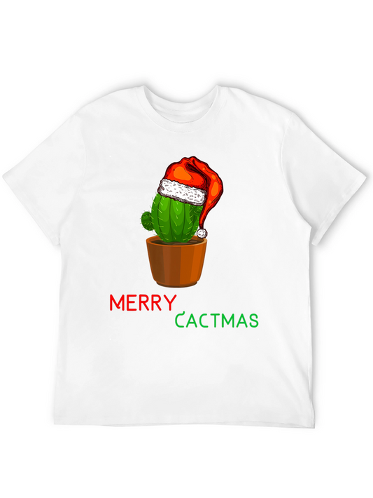Merry Cactmas T-Shirt - Holiday Cactus Tee
