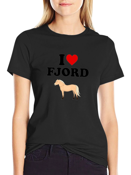 I Love Fjord Horse T-Shirt