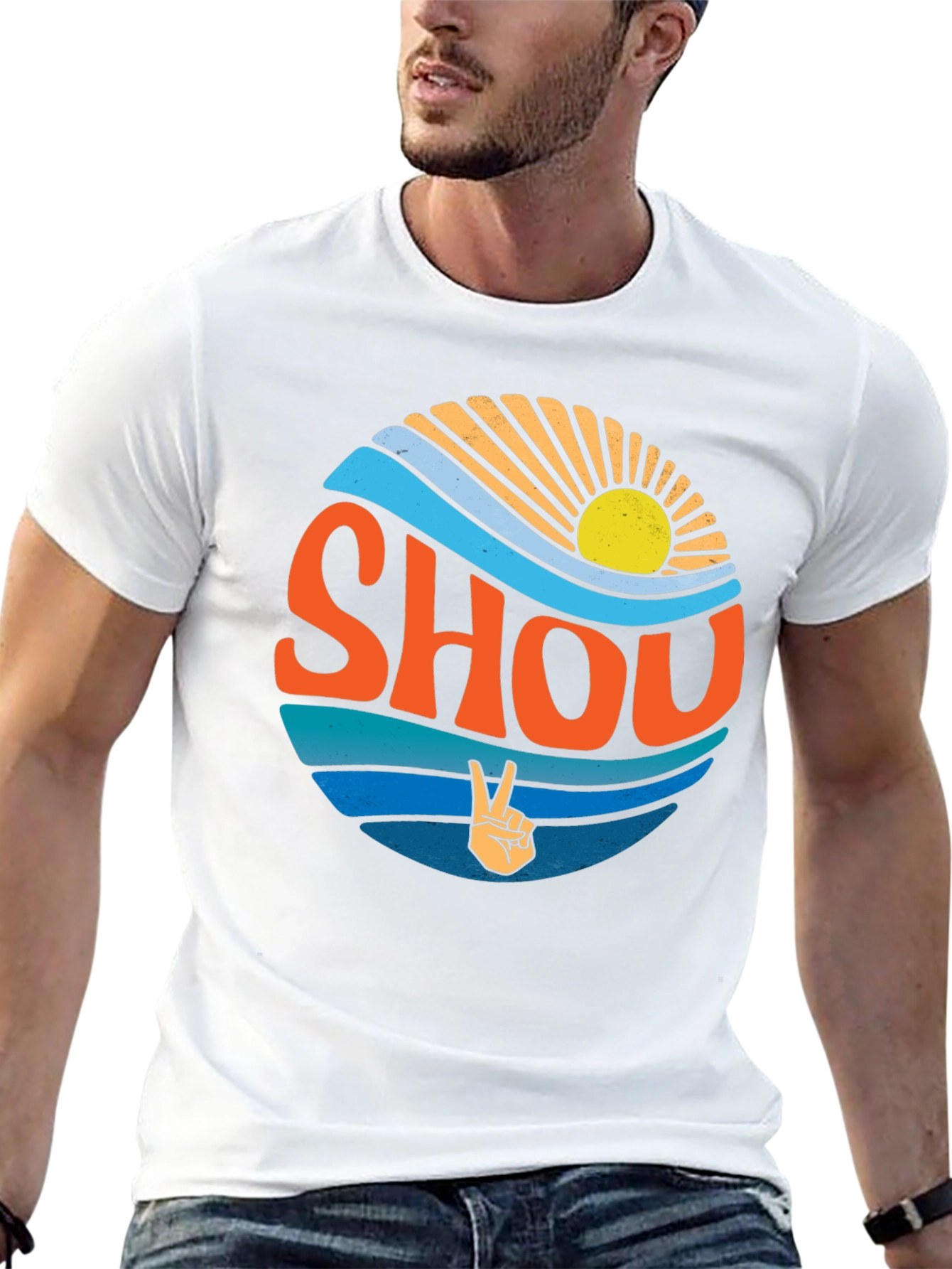 Retro Shou T-Shirt - Black Graphic Tee