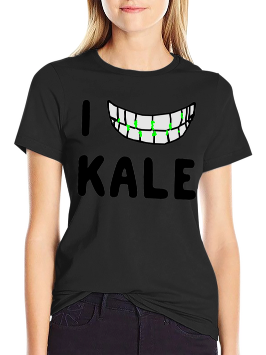 I Love Kale T-Shirt - Funny Vegan Graphic Tee