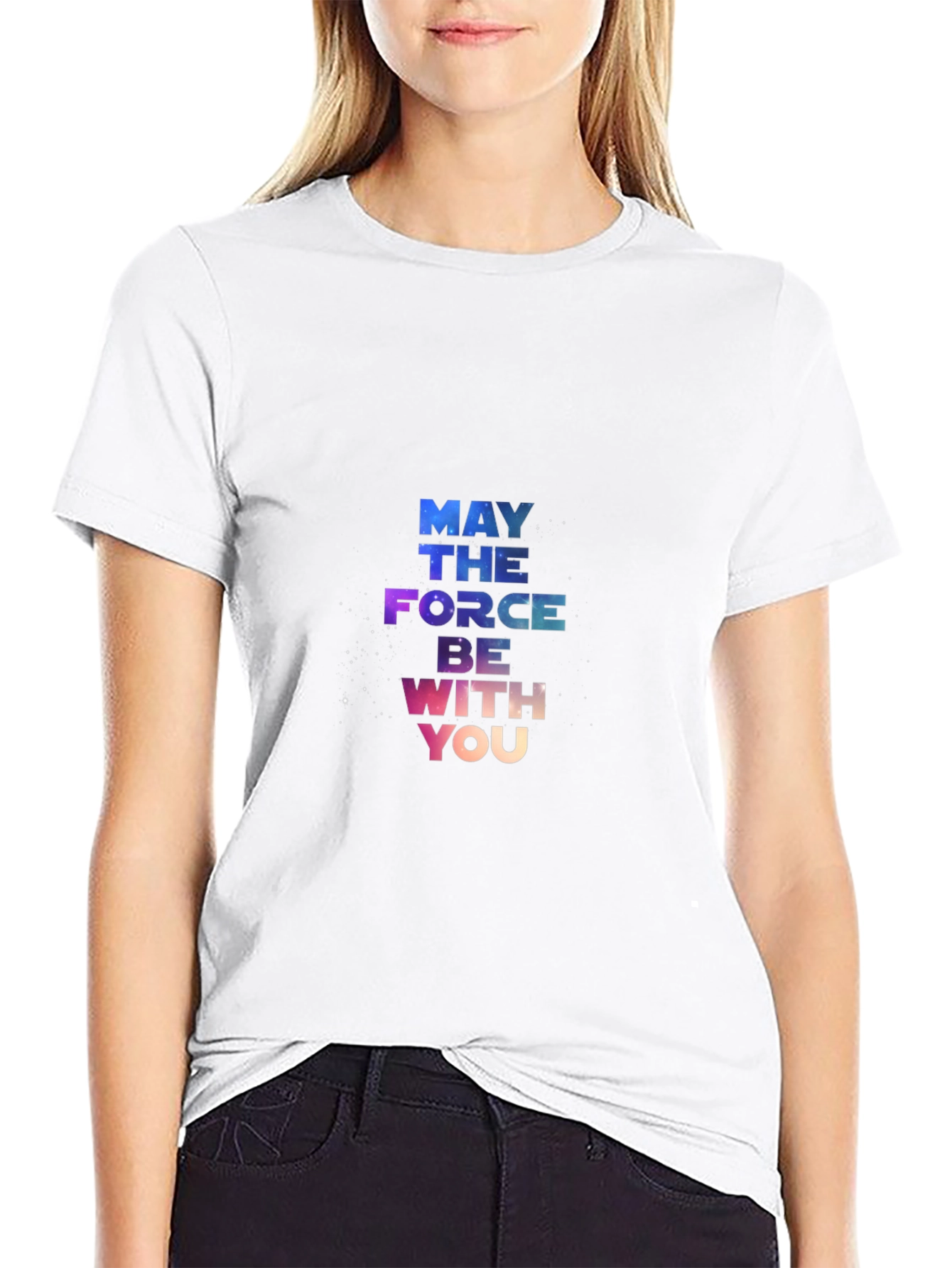 May The Force Be With You Black T-Shirt