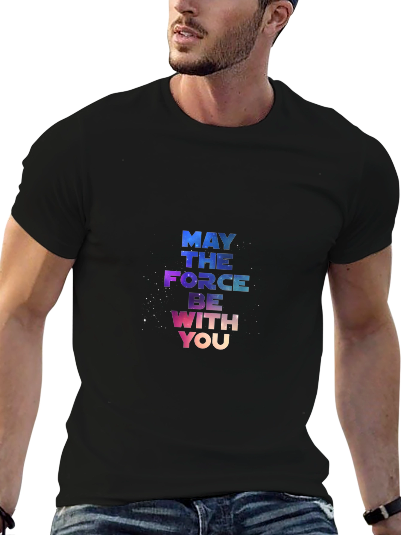 May The Force Be With You Black T-Shirt