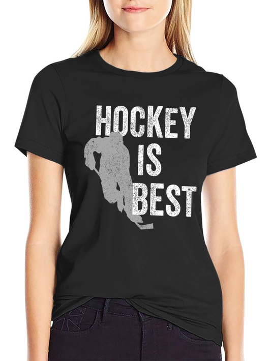 Hockey Is Best Mens Graphic T-Shirt