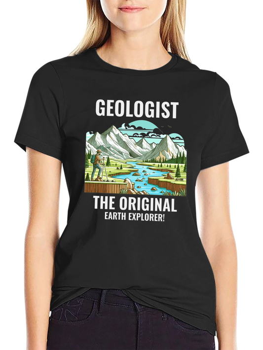 Geologist Earth Explorer Graphic T-Shirt
