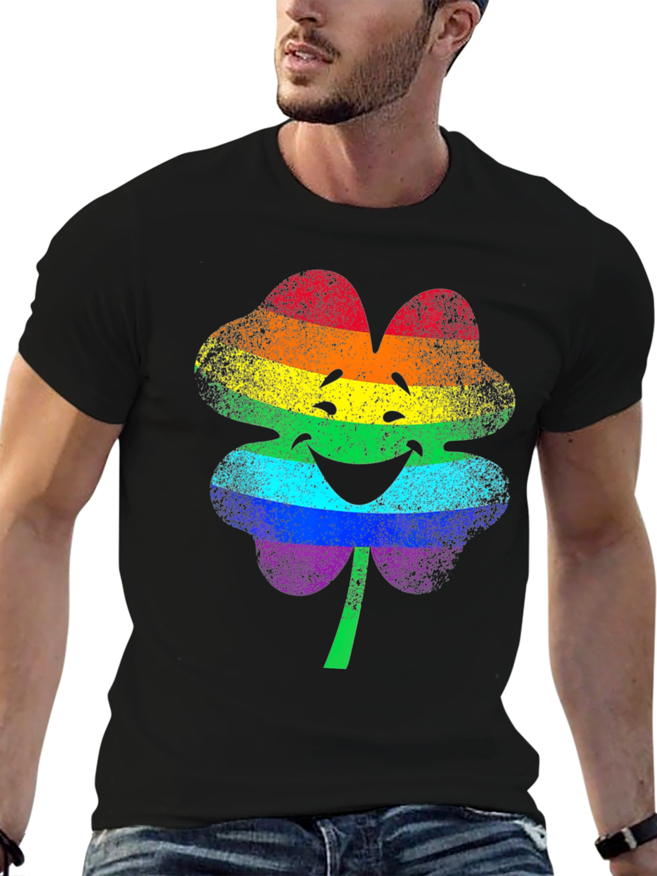 Rainbow Shamrock T-Shirt - Pride St. Patricks Day