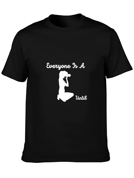 Everyone Is A Photographer T-Shirt - Black
