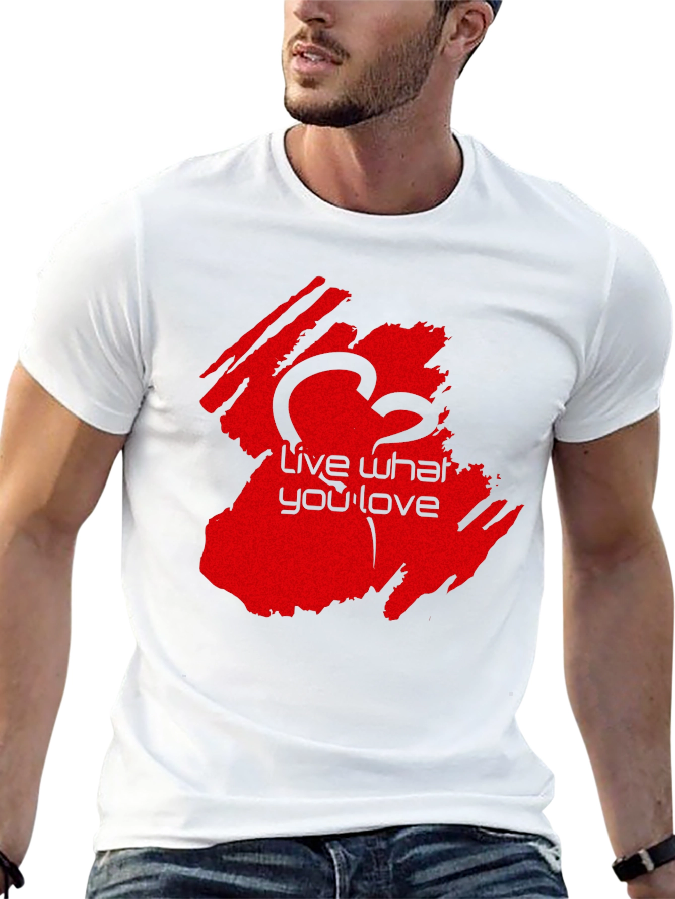 Live What You Love Black T-Shirt - Casual Wear