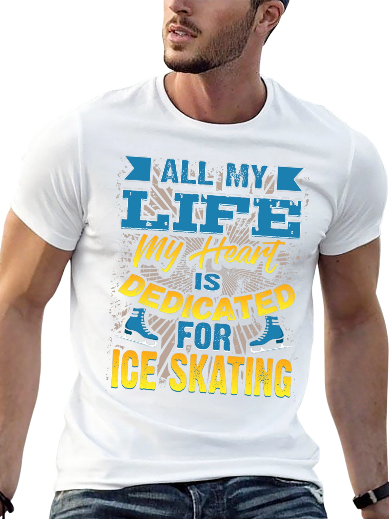 Ice Skating Devotion Graphic Tee - All My Life