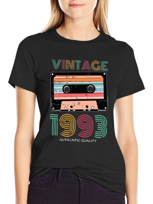 Vintage 1993 Cassette Tape Graphic Tee