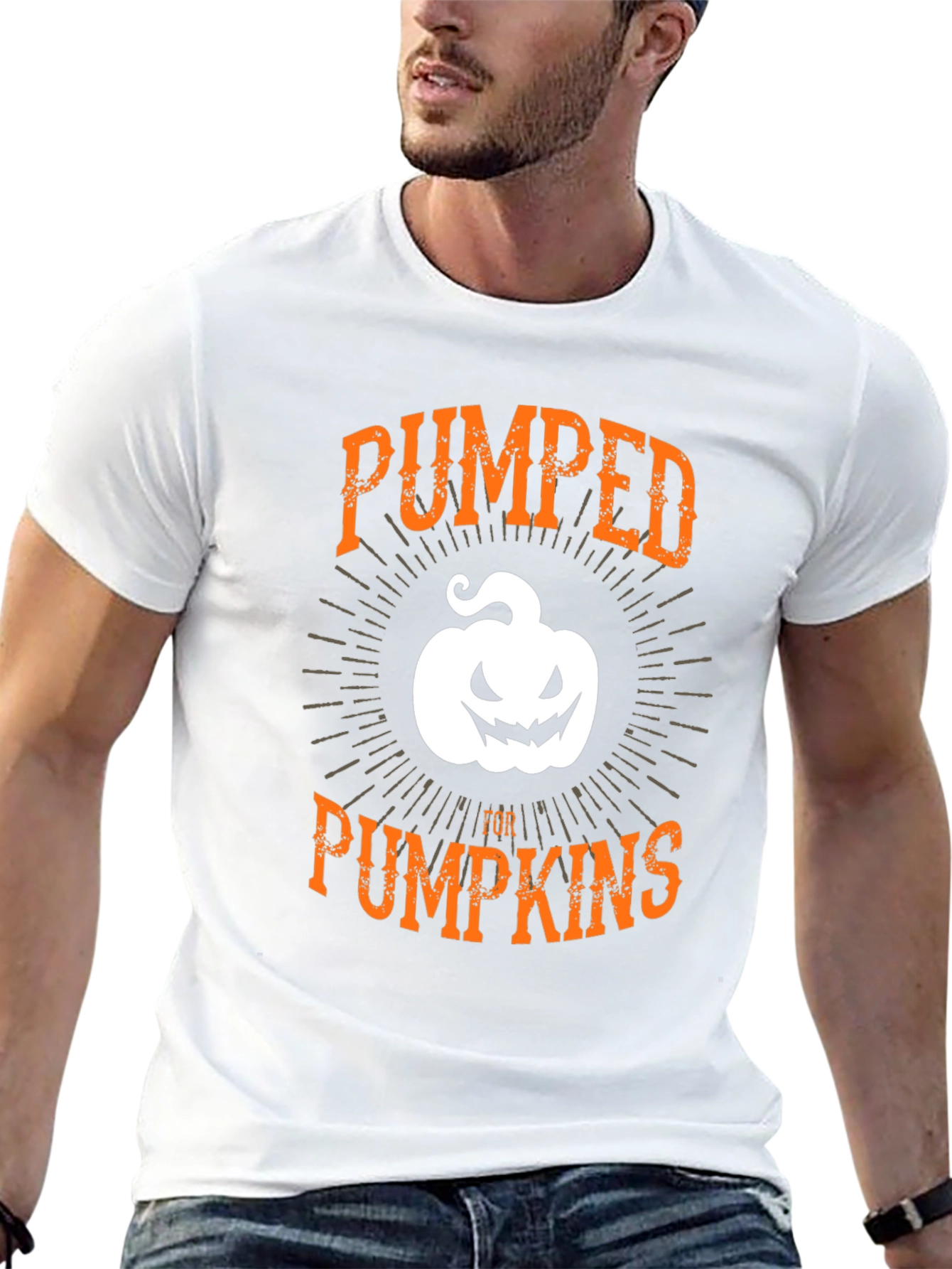 Pumped for Pumpkins Graphic Tee