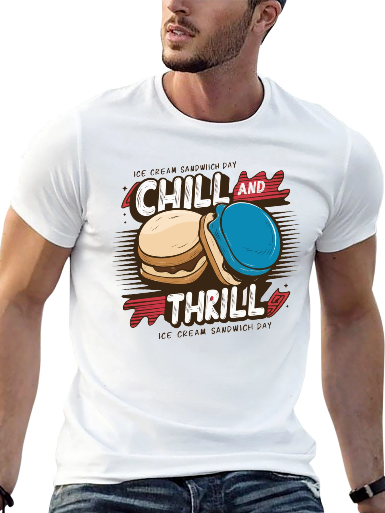 Chill & Thrill Ice Cream Sandwich T-Shirt