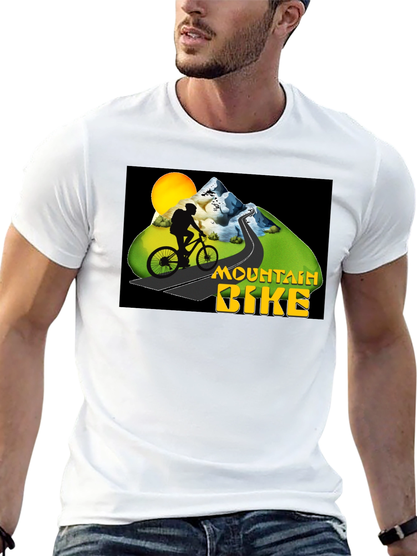 Mountain Bike Graphic T-Shirt