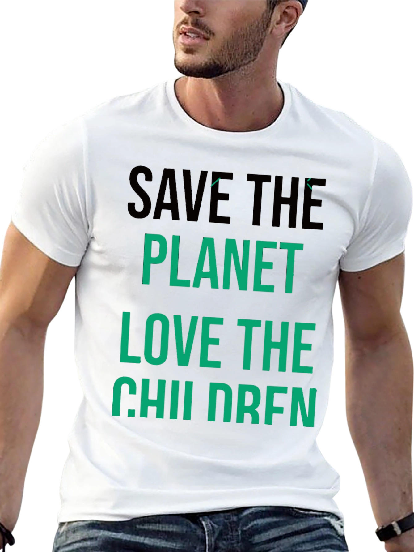 Save the Planet Graphic Tee - Eco Friendly