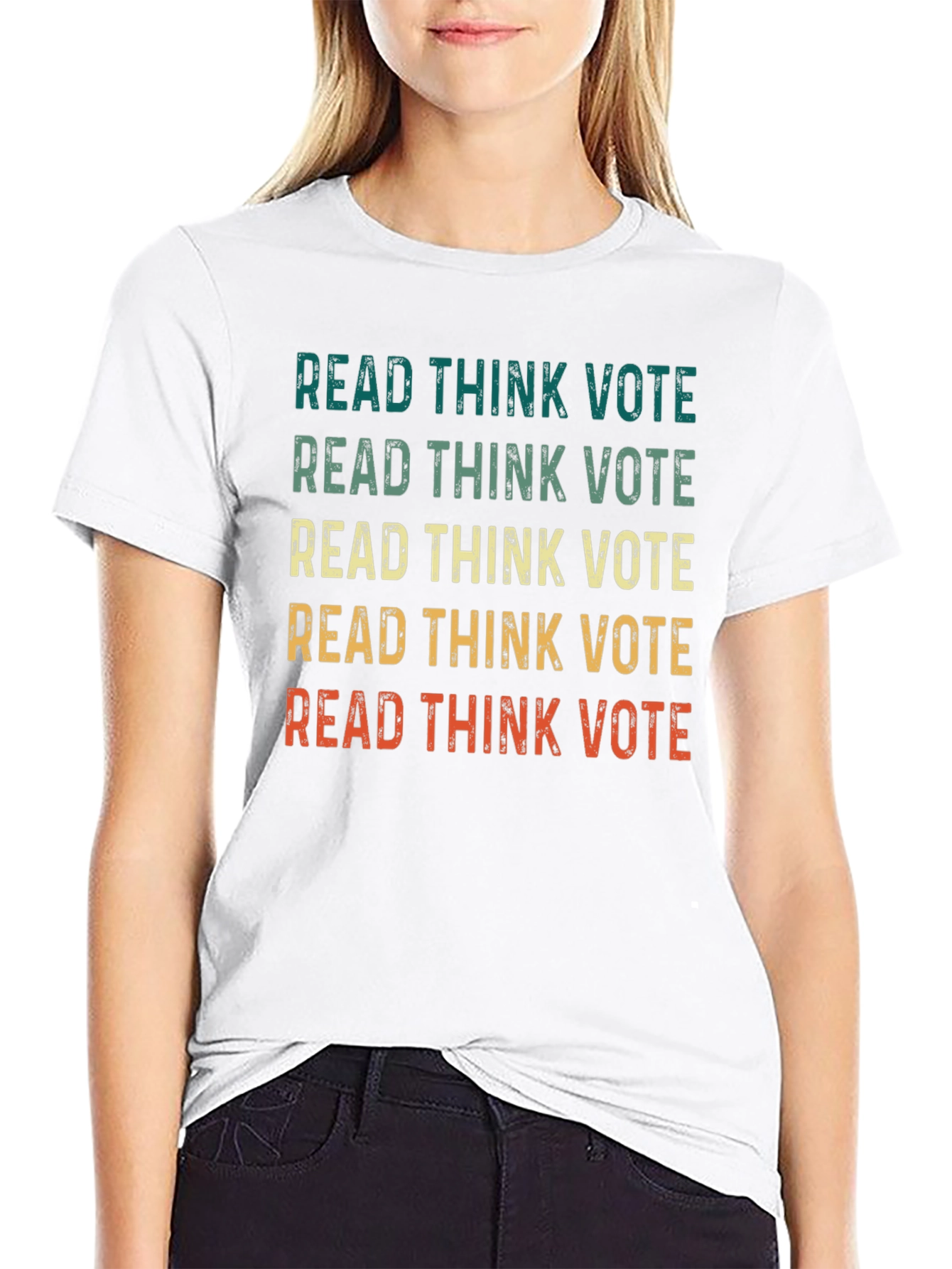 Read Think Vote Graphic Tee