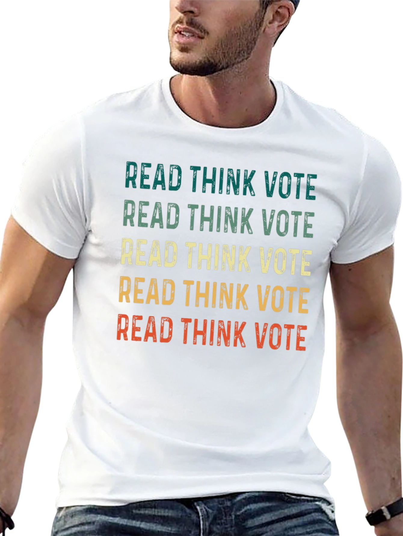 Read Think Vote Graphic Tee