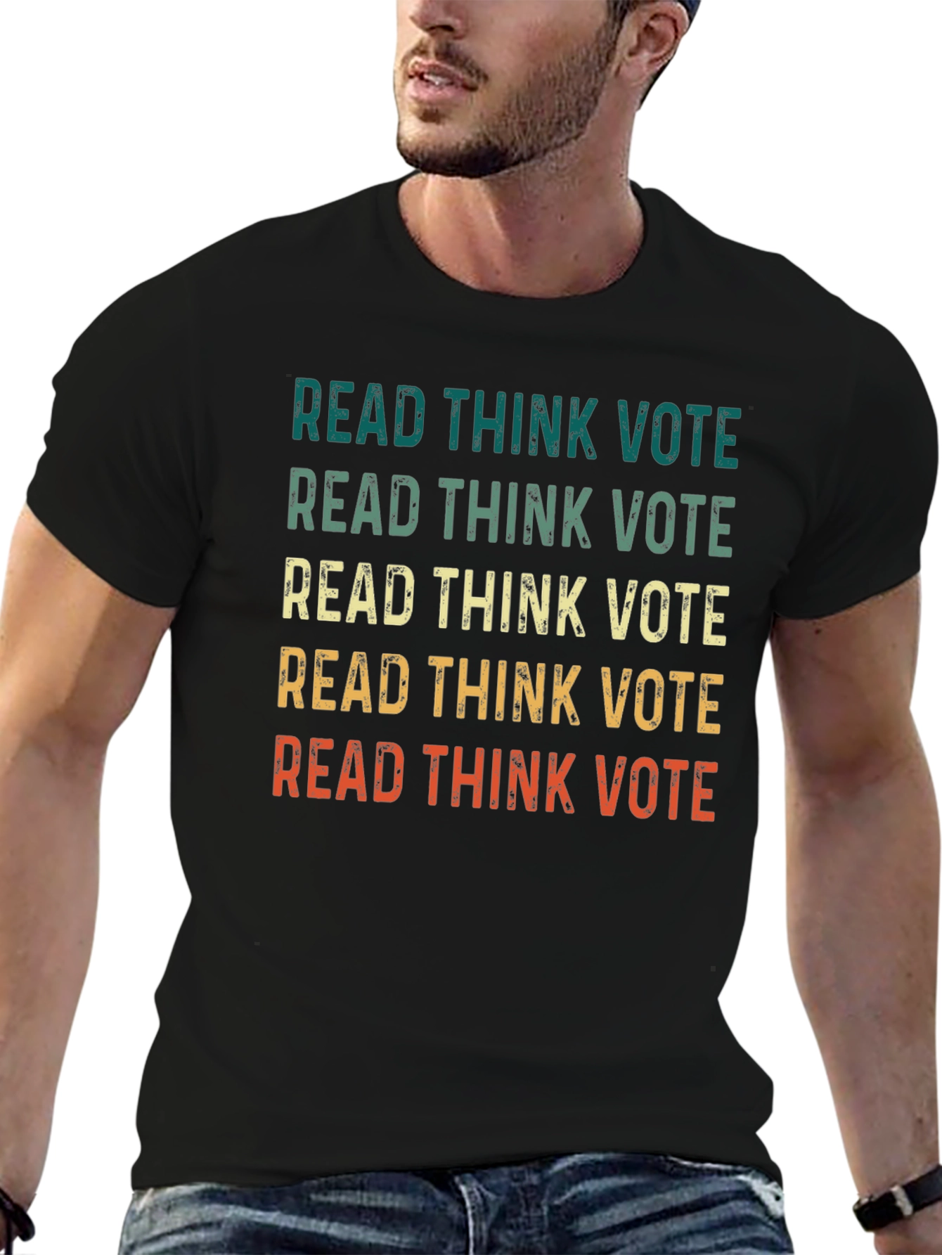 Read Think Vote Graphic Tee