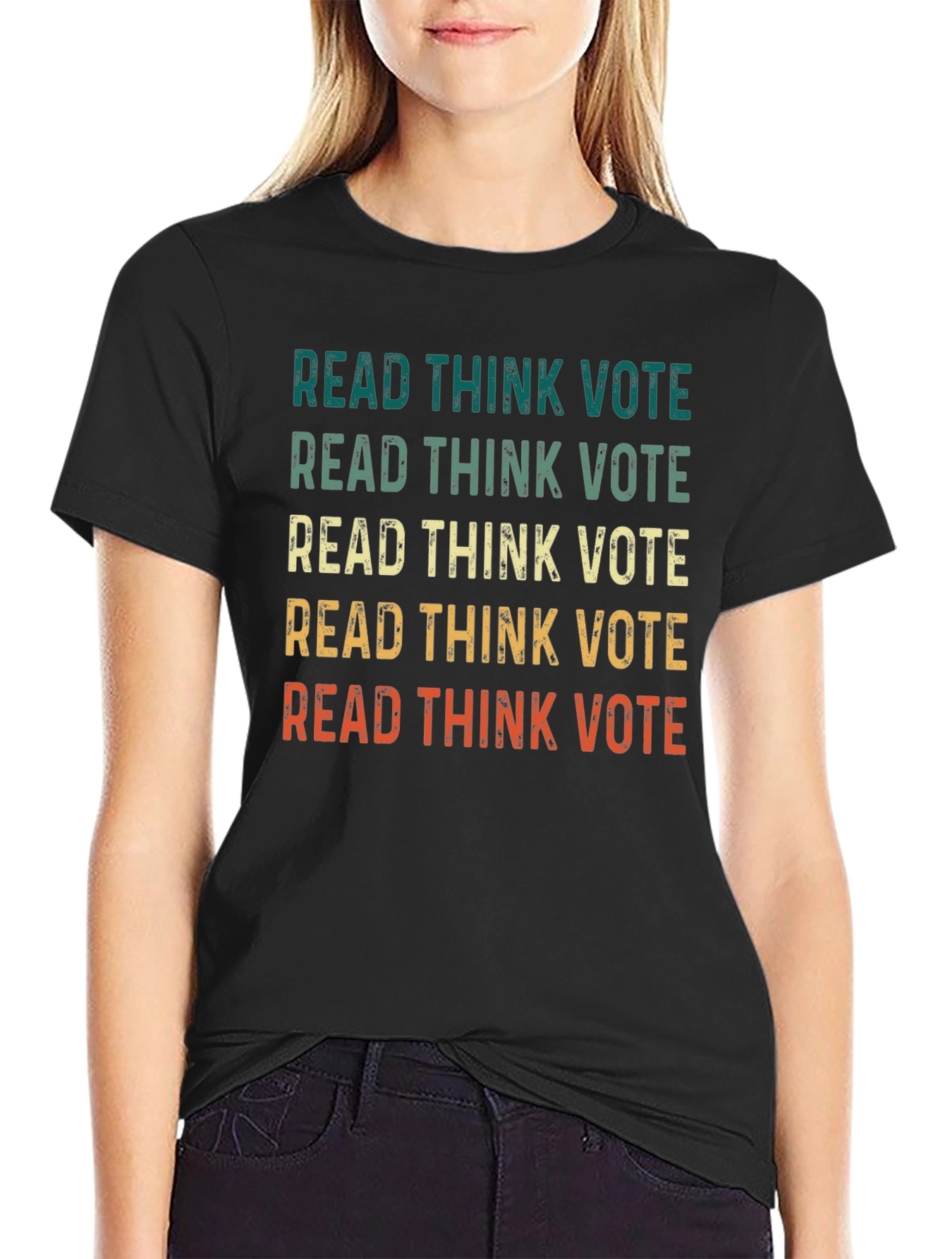 Read Think Vote Graphic Tee
