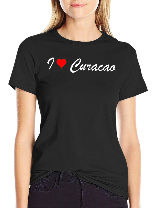 I Love Curacao Graphic T-Shirt - Island Souvenir Tee