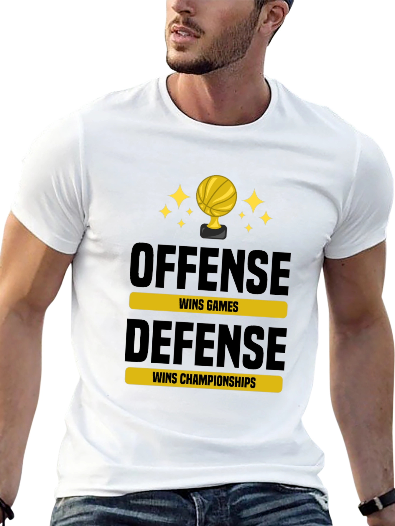 Offense Wins Games Defense Wins Championships T-Shirt