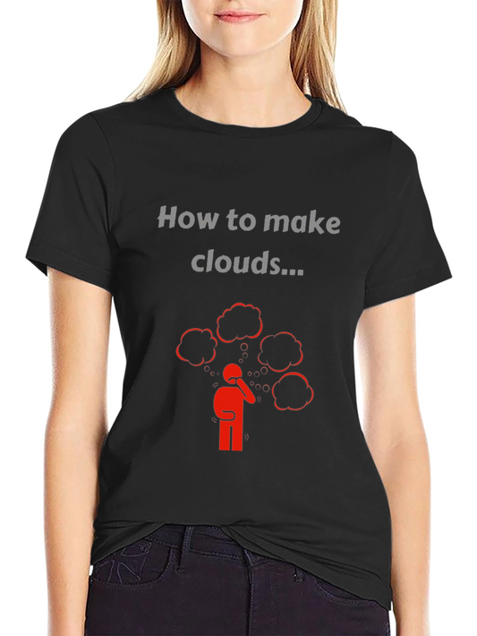 How to Make Clouds Graphic T-Shirt