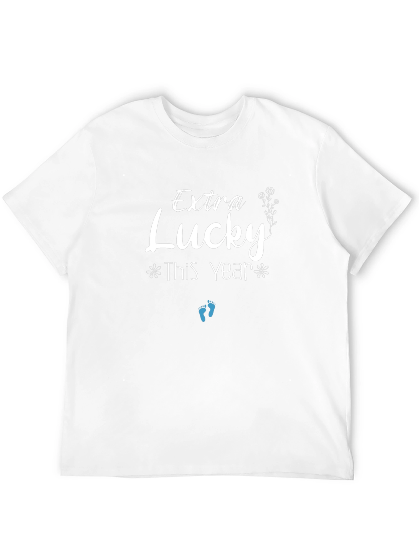 Extra Lucky This Year Black Graphic T-Shirt