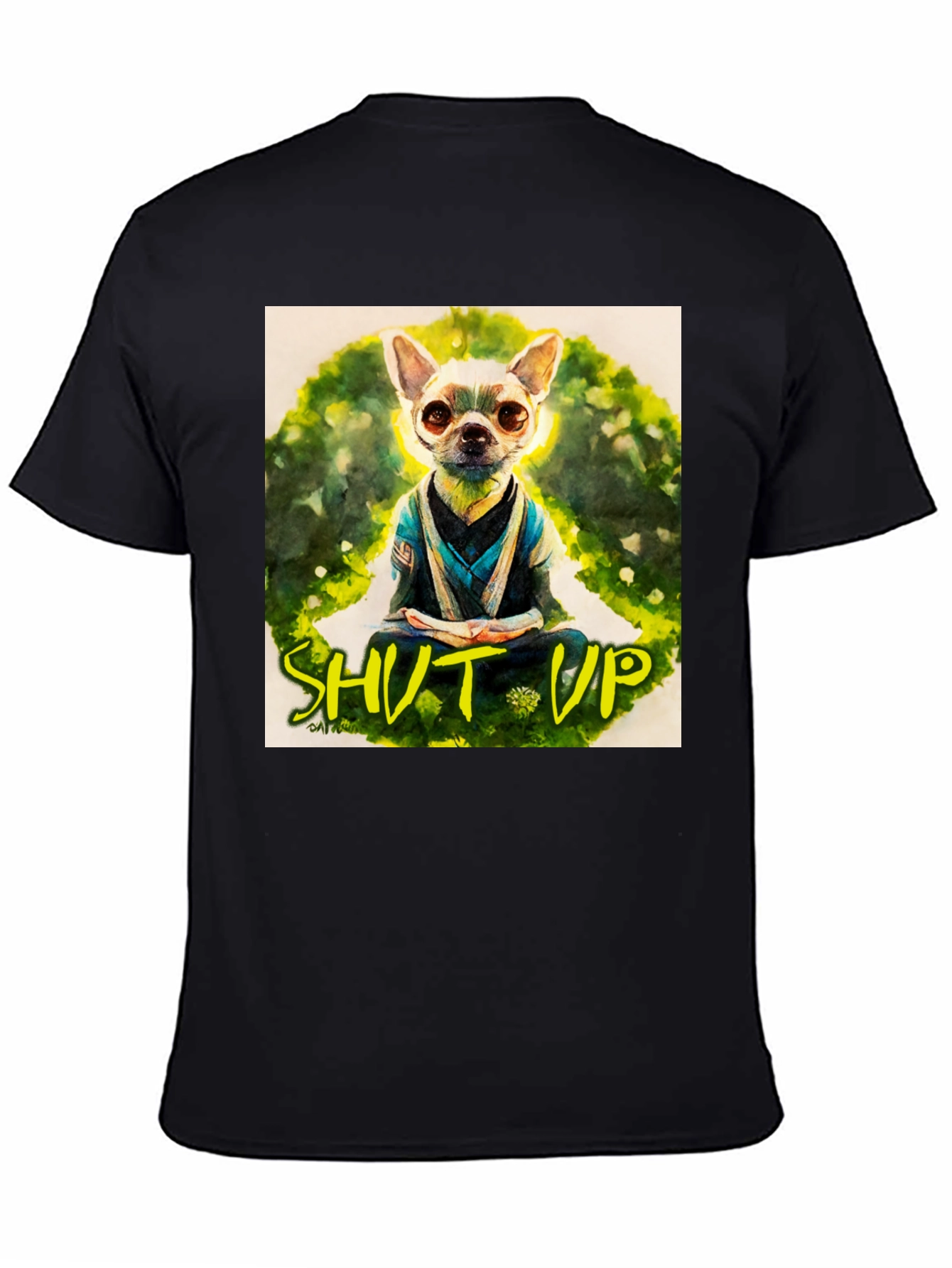 Zen Chihuahua T-Shirt - Meditating Dog Graphic Tee