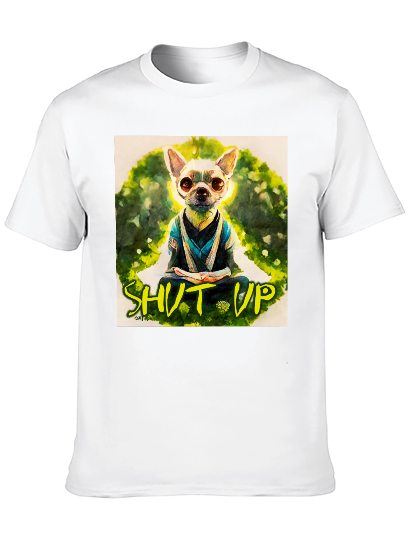 Zen Chihuahua T-Shirt - Meditating Dog Graphic Tee
