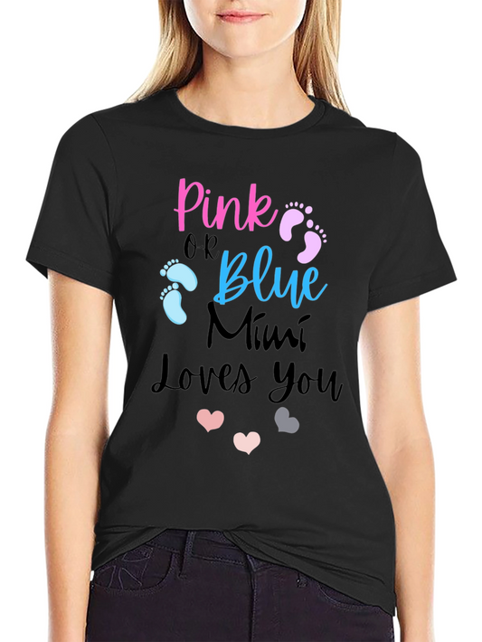 Pink or Blue Gender Reveal T-Shirt