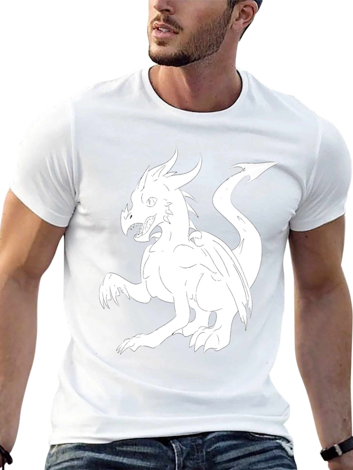 Dragon Graphic T-Shirt - Black