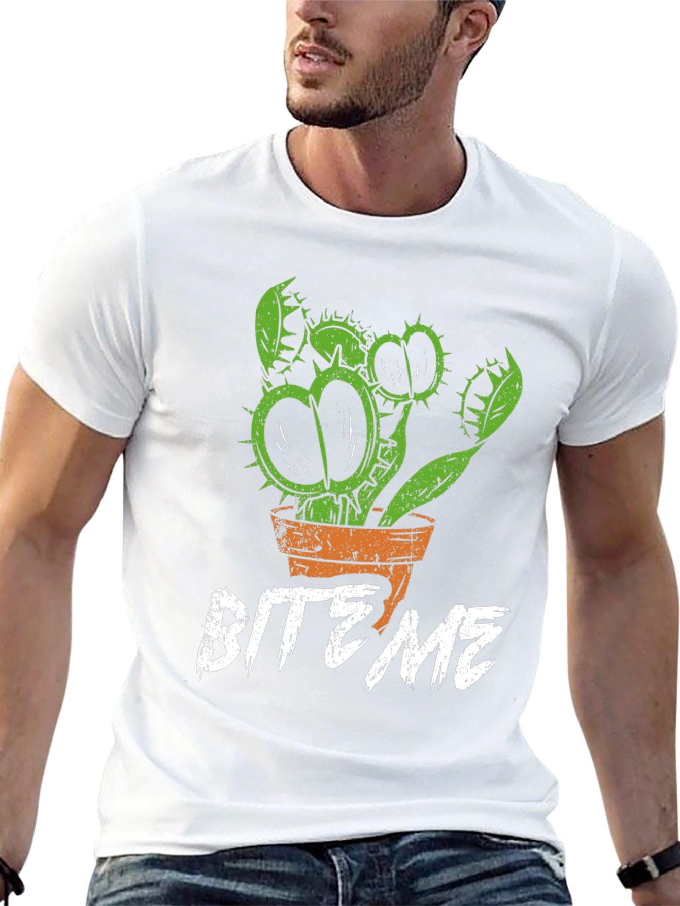 Bite Me Venus Flytrap Graphic T-Shirt