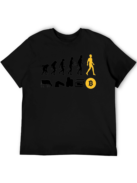 Bitcoin Evolution Black T-Shirt