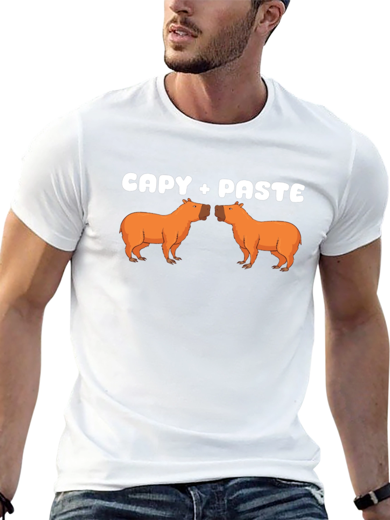Capy Paste T-Shirt - Funny Capybara Graphic Tee