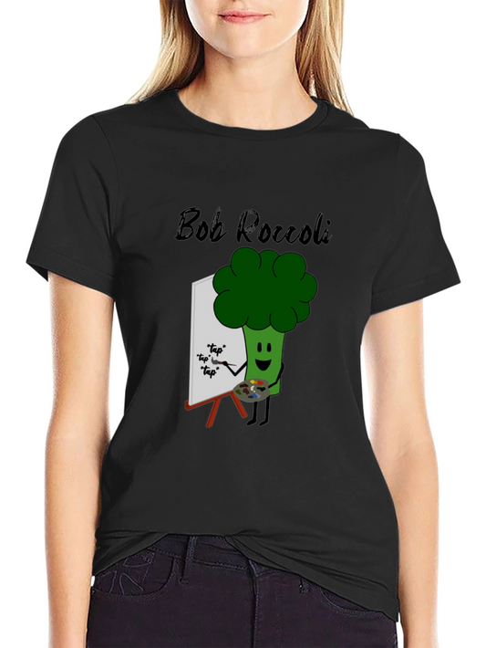 Bob Roccoli T-Shirt: Quirky Broccoli Artist Tee