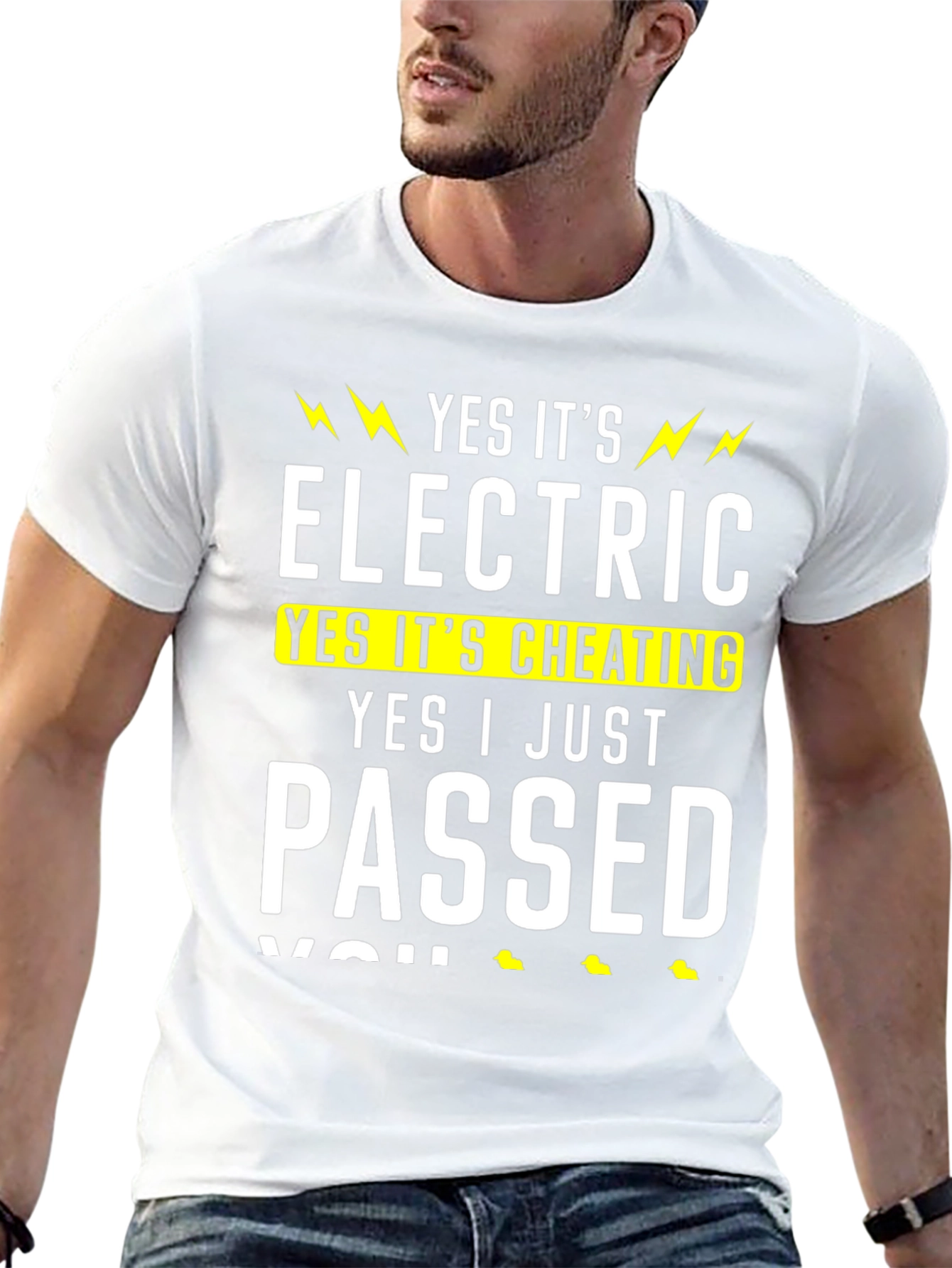 Electric Bike Cheating Funny T-Shirt
