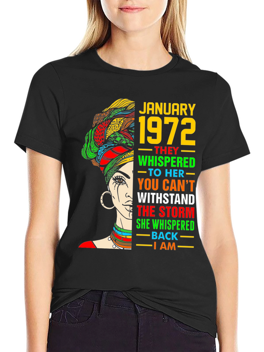January 1972 Black Woman T-Shirt