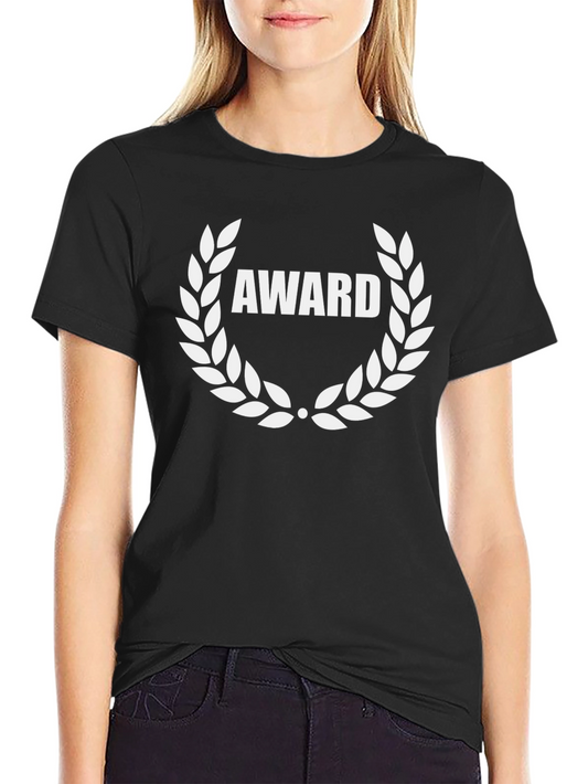 Award Graphic Tee - Laurel Wreath Design