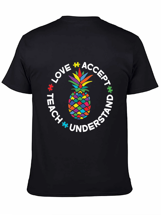 Autism Awareness Pineapple T-Shirt