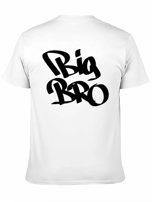 Big Bro Black Graphic Tee - Mens Casual T-Shirt