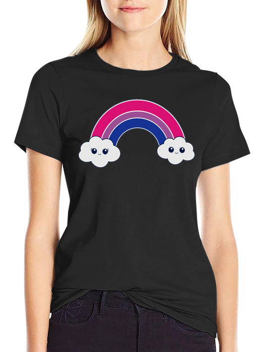 Bisexual Pride Rainbow Cloud T-Shirt