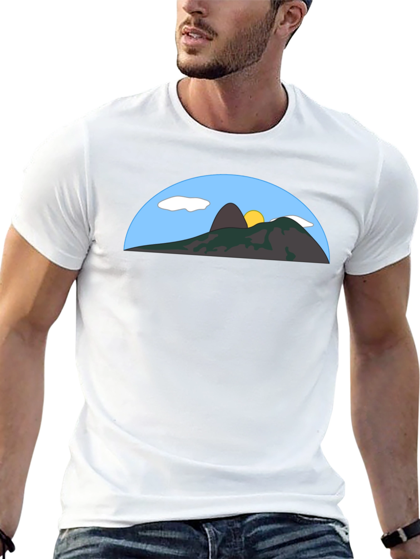 Mountain Graphic Black Tee