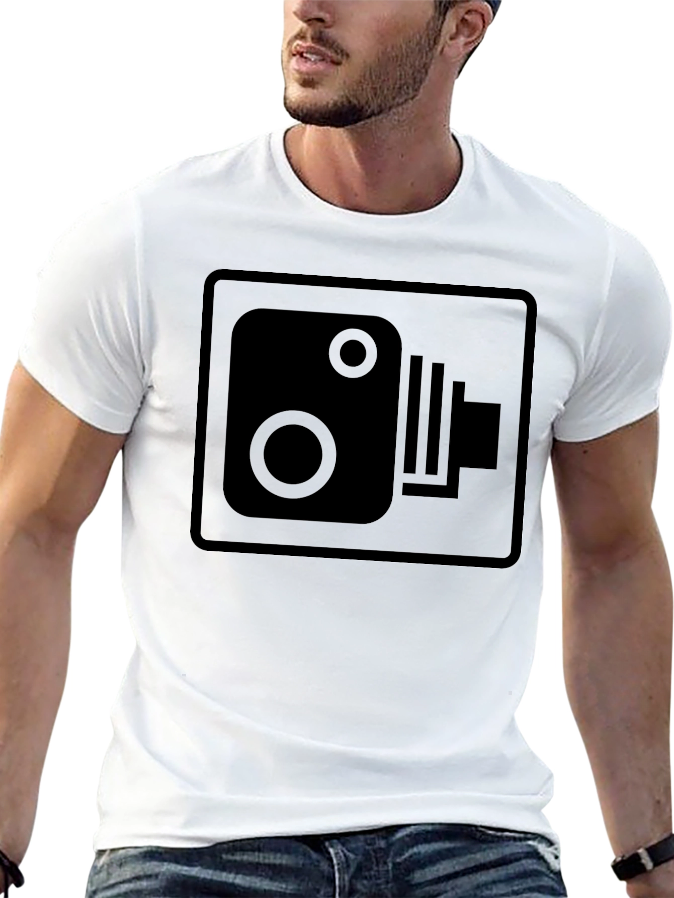 Black Speed Camera T-Shirt