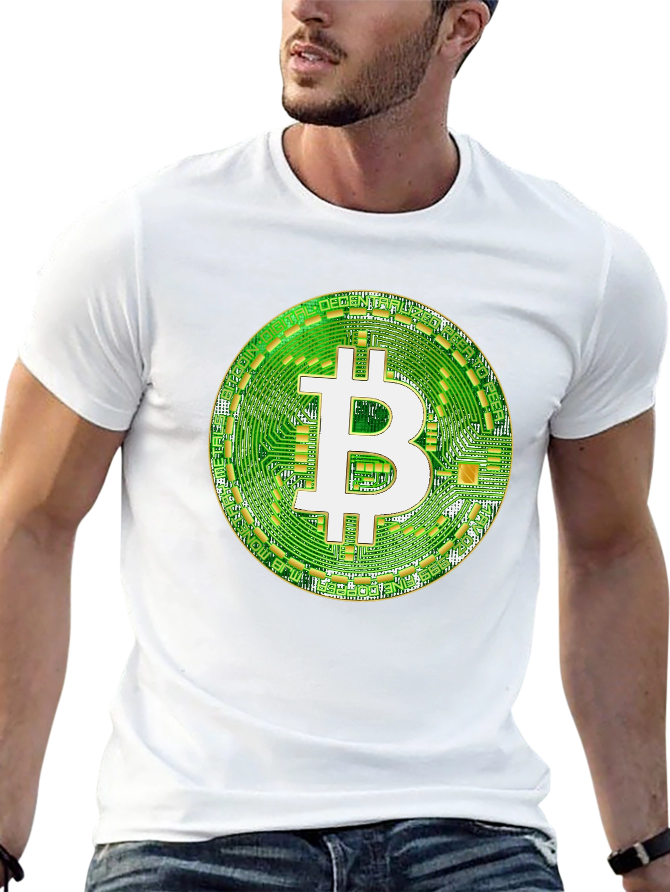 Bitcoin Crypto T-Shirt - Black Tee