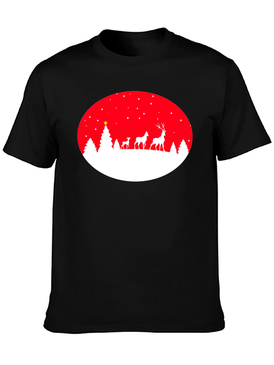 Festive Deer Christmas T-Shirt