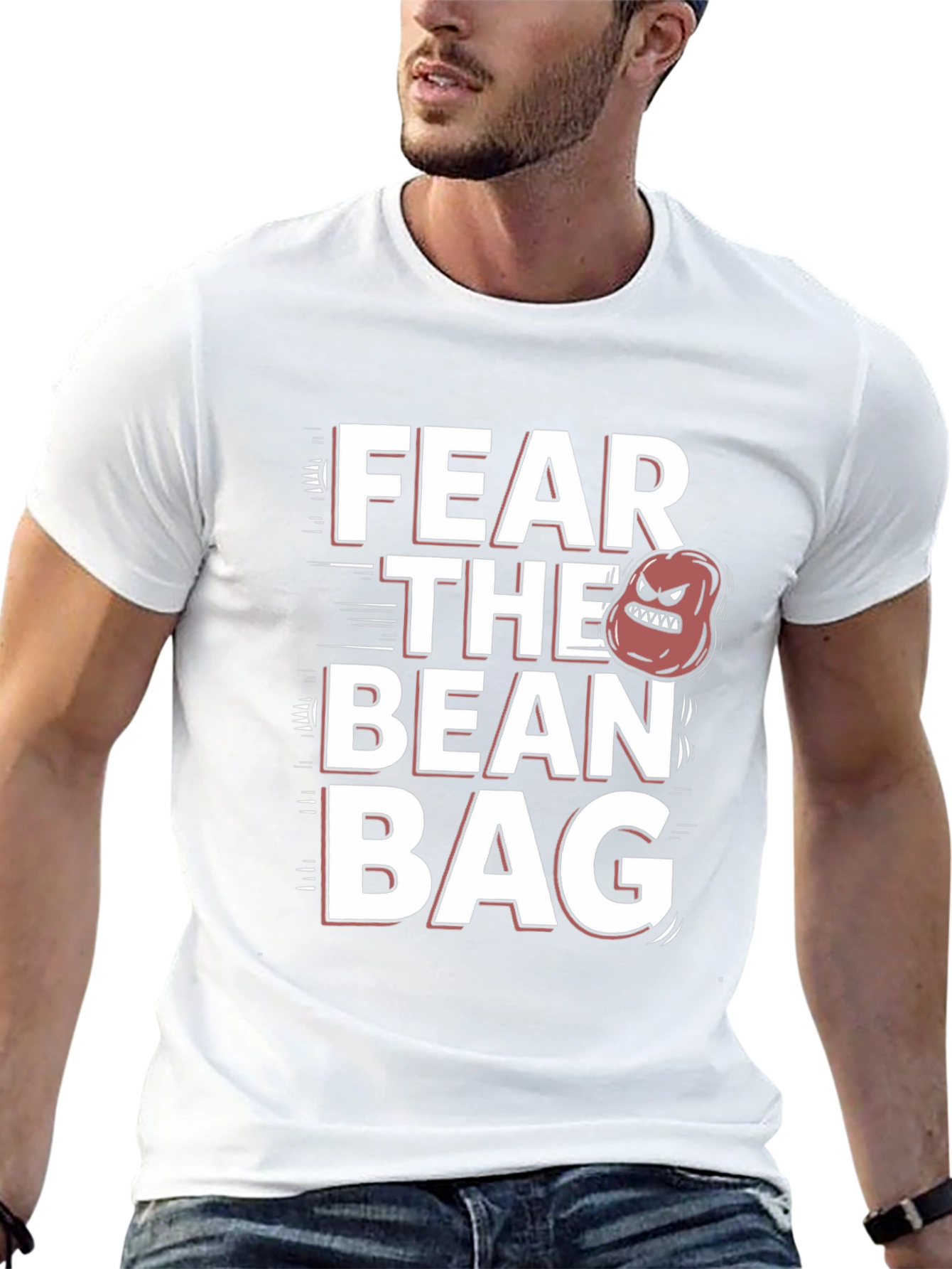 Fear The Bean Bag T-Shirt - Funny Graphic Tee