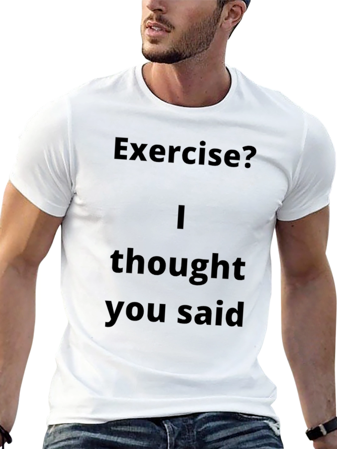 Funny Exercise? T-Shirt - Lazy Humor Tee