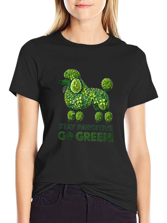 Eco-Friendly Poodle Graphic Tee
