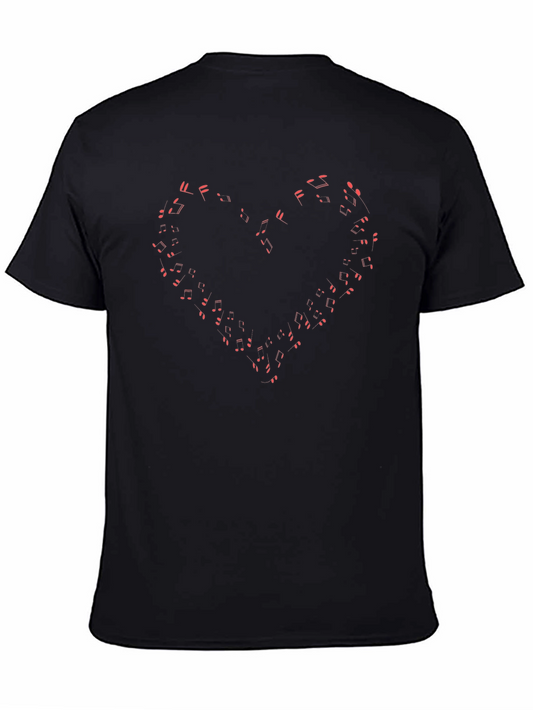 Music Note Heart T-Shirt