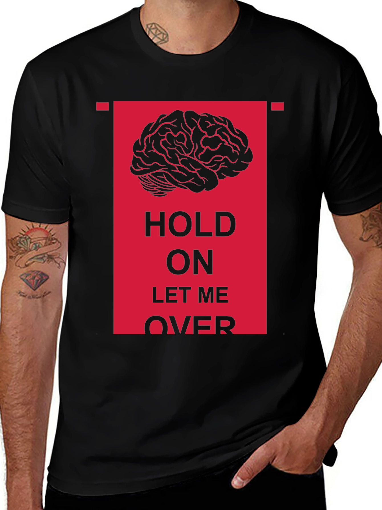 Hold On Let Me Over Graphic Tee