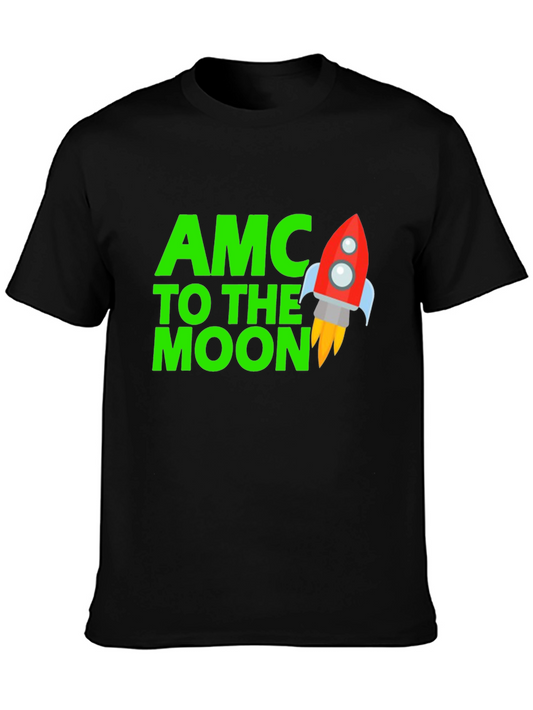 AMC To The Moon Black T-Shirt