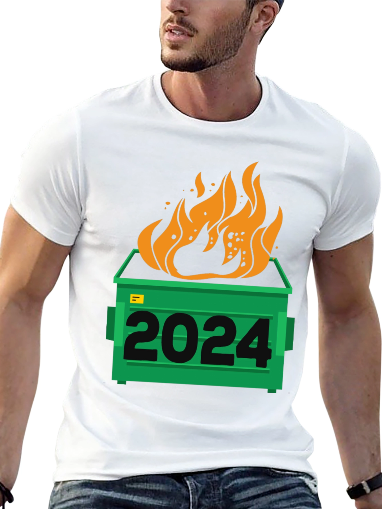 2024 Dumpster Fire Graphic Tee